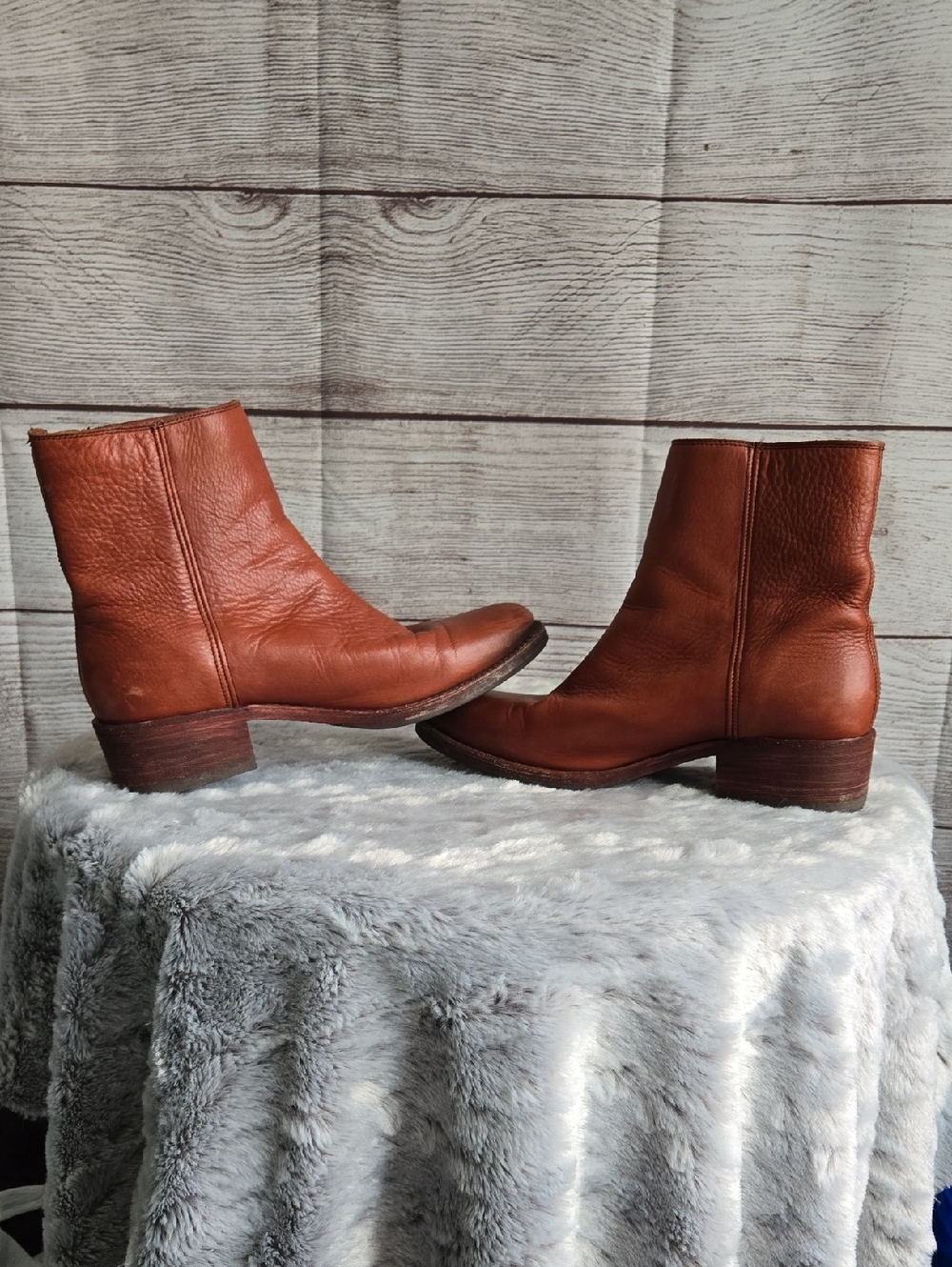 FRYE Brown Ankle Boots, Womems Size 8.5 - Picture 11 of 11